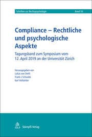 Cover von Compliance - Rechtliche und psychologische Aspekte