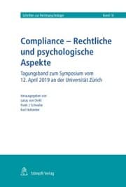 Cover von Compliance - Rechtliche und psychologische Aspekte