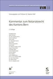Cover von Kommentar zum Notariatsrecht des Kantons Bern
