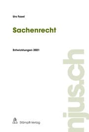 Cover von Sachenrecht