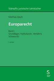 Cover von Europarecht I