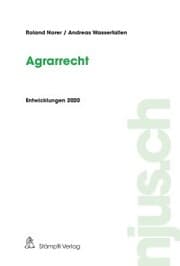 Cover von Agrarrecht