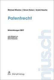 Cover von Patentrecht