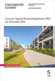 Cover von Luzerner Tag des Stockwerkeigentums 2024
