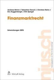 Cover von Finanzmarktrecht