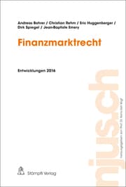 Cover von Finanzmarktrecht