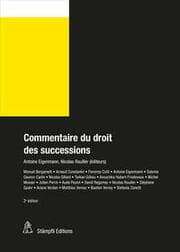 Cover von Commentaire du droit des successions