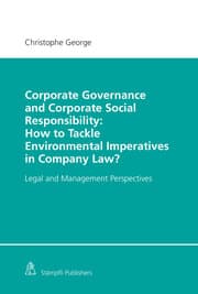 Cover von Corporate Governance and Corporate Social Responsibility: How to Tackle Environmental Imperatives in Company Law?