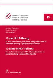 Cover von 10 ans LInf Fribourg / 10 Jahre InfoG Freiburg