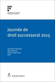 Cover von Journée de droit successoral 2015