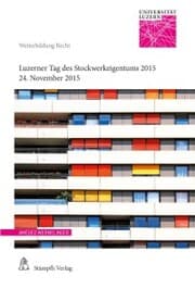Cover von Luzerner Tag des Stockwerkeigentums 2015
