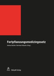 Cover von Fortpflanzungsmedizingesetz (FMedG)