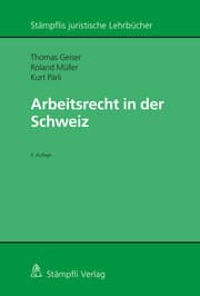Cover von Arbeitsrecht in der Schweiz