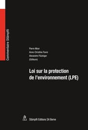 Cover von Loi sur la protection de l'environnement
