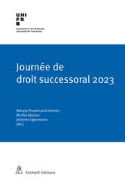 Cover von Journée de droit successoral 2023
