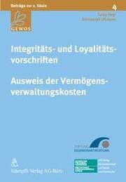 Cover von Integritäts- und Loyalitätsvorschriften - Ausweis der Vermögensverwaltungskosten