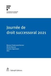 Cover von Journée de droit successoral 2021