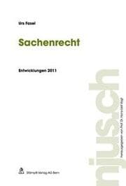 Cover von Sachenrecht, Entwicklungen 2011