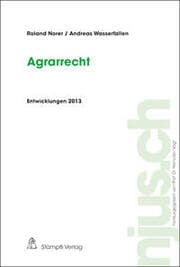 Cover von Agrarrecht, Entwicklungen 2013