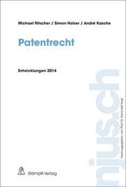 Cover von Patentrecht