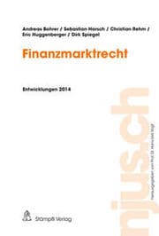 Cover von Finanzmarktrecht