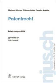 Cover von Patentrecht