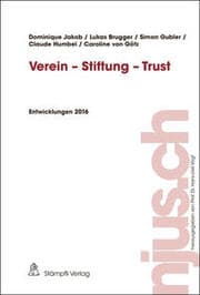 Cover von Verein - Stiftung - Trust