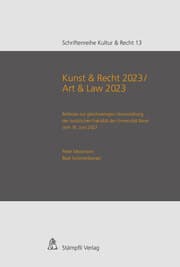 Cover von Kunst & Recht 2023 / Art & Law 2023