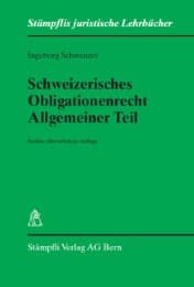 Cover von Schweizerisches Obligationenrecht, Allgemeiner Teil