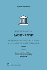 Cover von Repetitorium zum Sachenrecht