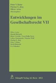 Cover von Entwicklungen im Gesellschaftsrecht VII