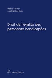 Cover von Droit de l'égalité des personnes handicapées