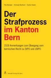 Cover von Der Strafprozess im Kanton Bern