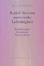 Cover von Rudolf Steiners esoterische Lehrtätigkeit