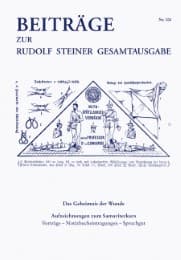 Cover von Beiträge zur Rudolf Steiner Gesamtausgabe 108