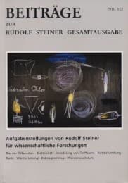 Cover von Beiträge zur Rudolf Steiner Gesamtausgabe 122
