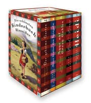 Cover von Die schönsten Kinderbuchklassiker (Frances Hodgson Burnett, Der geheime Garten - Lewis Carroll, Alice hinter den Spiegeln - Lucy Maud Montgomery, Anne auf Green Gables - Anna Sewell, Black Beauty - Johanna Spyri, Heidi) (5 Bände im Schuber)