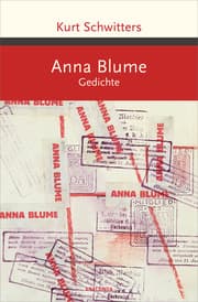 Cover von Anna Blume. Gedichte