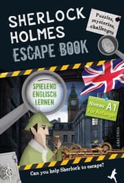 Cover von Sherlock Holmes Escape Book. Spielend Englisch lernen - für Anfänger Sprachniveau A1