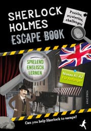 Cover von Sherlock Holmes Escape Book. Spielend Englisch lernen - für Anfänger Sprachniveau A1-A2