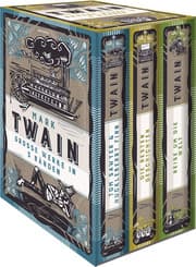 Cover von Mark Twain Grosse Werke in 3 Bänden im Schmuck-Schuber