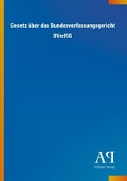 Cover von Gesetz über das Bundesverfassungsgericht