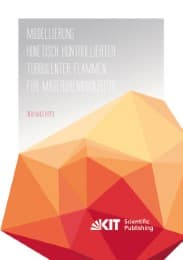 Cover von Modellierung kinetisch kontrollierter, turbulenter Flammen für Magerbrennkonzepte