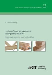 Cover von Leistungsfähige Verbindungen des Ingenieurholzbaus - Einsatzmöglichkeiten für Nadel- und Laubholz