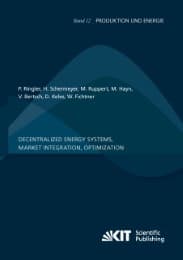 Cover von Decentralized Energy Systems, Market Integration, Optimization : Project Report