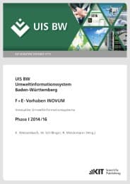 Cover von Umweltinformationssystem Baden-Württemberg, F+E-Vorhaben INOVUM, Innovative Umweltinformationssysteme. Phase I 2014/16.