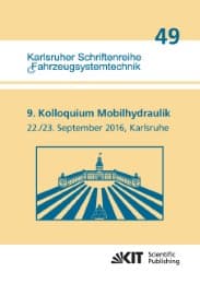 Cover von 9. Kolloquium Mobilhydraulik : Karlsruhe, 22./23. September 2016