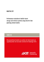 Cover von Performance evaluation of shuttle-based storage and retrieval systems using discrete-time queueing network models