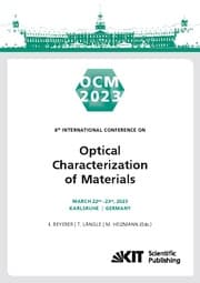 Cover von OCM 2023 - 6th International Conference on Optical Characterization of Materials, March 22nd - 23rd, 2023, Karlsruhe, Germany : Conference Proceedings