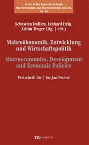 Cover von Makroökonomik, Entwicklung und Wirtschaftspolitik / Macroeconomics, Development und Economic Policies